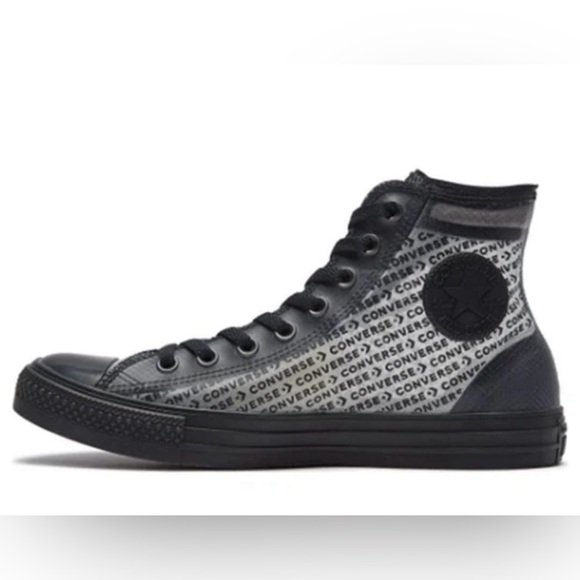 Converse Chuck Taylor All Star High Top Translucent Sneakers in Black W Size 8 - Picture 1 of 14